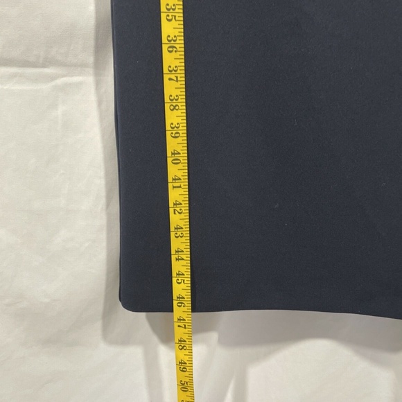 NEW JS COLLECTIONS [ 4 ] Mixed Media Soutache Midi‎ Dress In Navy - Picture 6 of 12